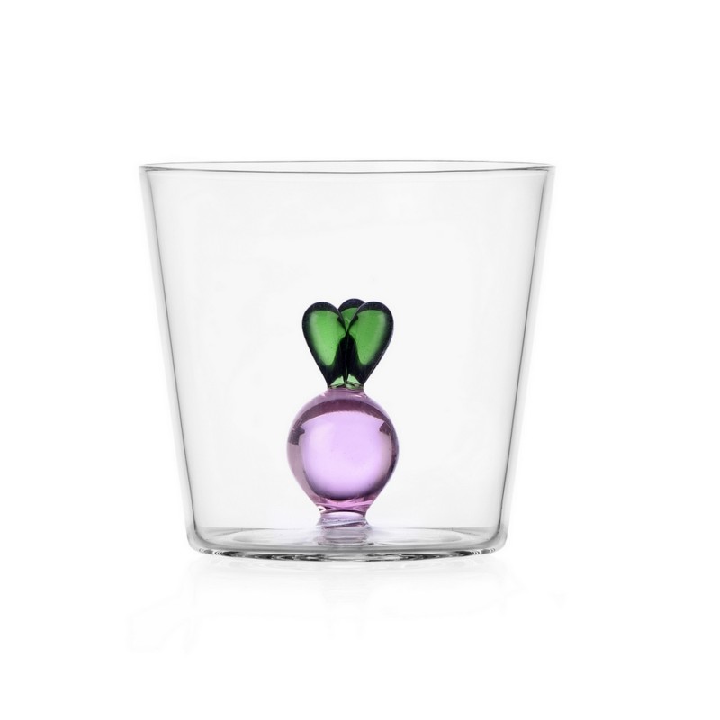 Verre à eau design radis  VEGETABLES, ICHENDORF
