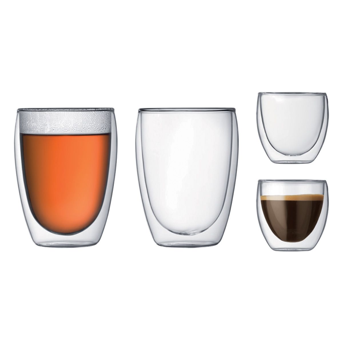 Bodum 0.32 l transparent pavina set 2 verres double paroi Couleur  transparent Bodum