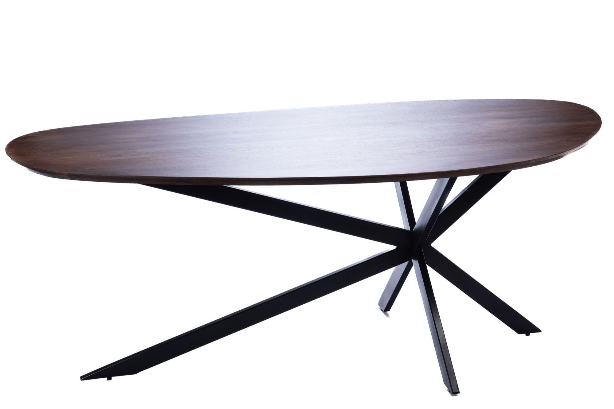 Table de salle à manger organique en manguier et métal L200 - GAIA, AMADEUS