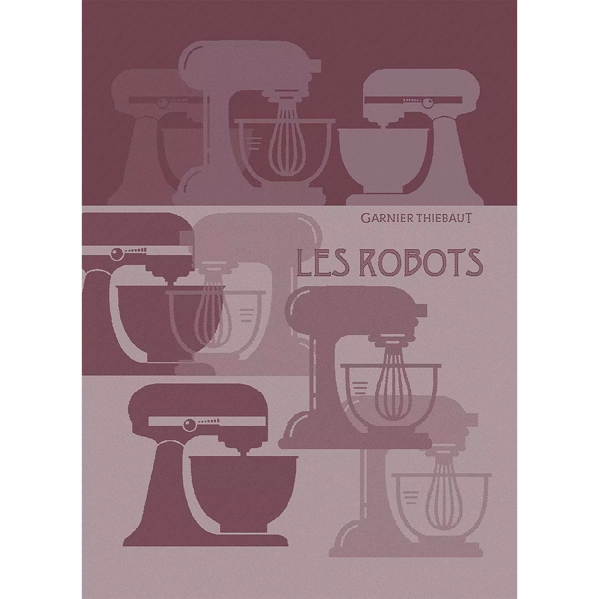 Torchon pur coton LES ROBOTS, GARNIER THIEBAUT