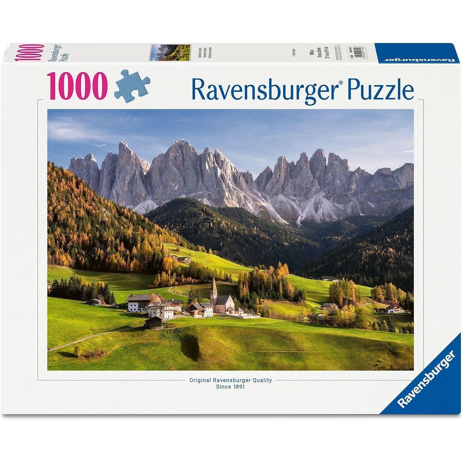 Puzzle Dolomites en automne 1000 pcs, RAVENSBURGER