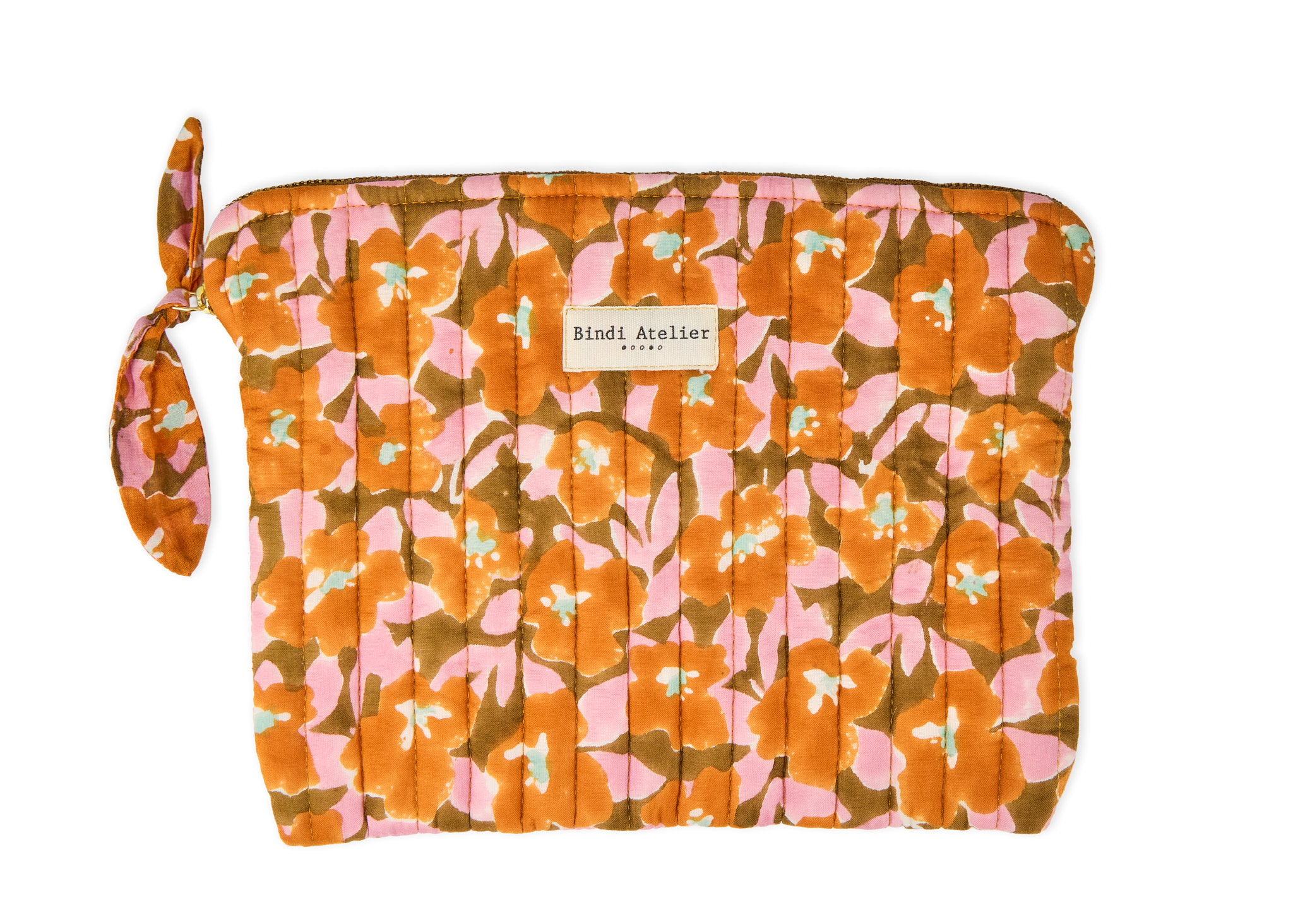 Pochette plate imprimée Posy, BINDI ATELIER