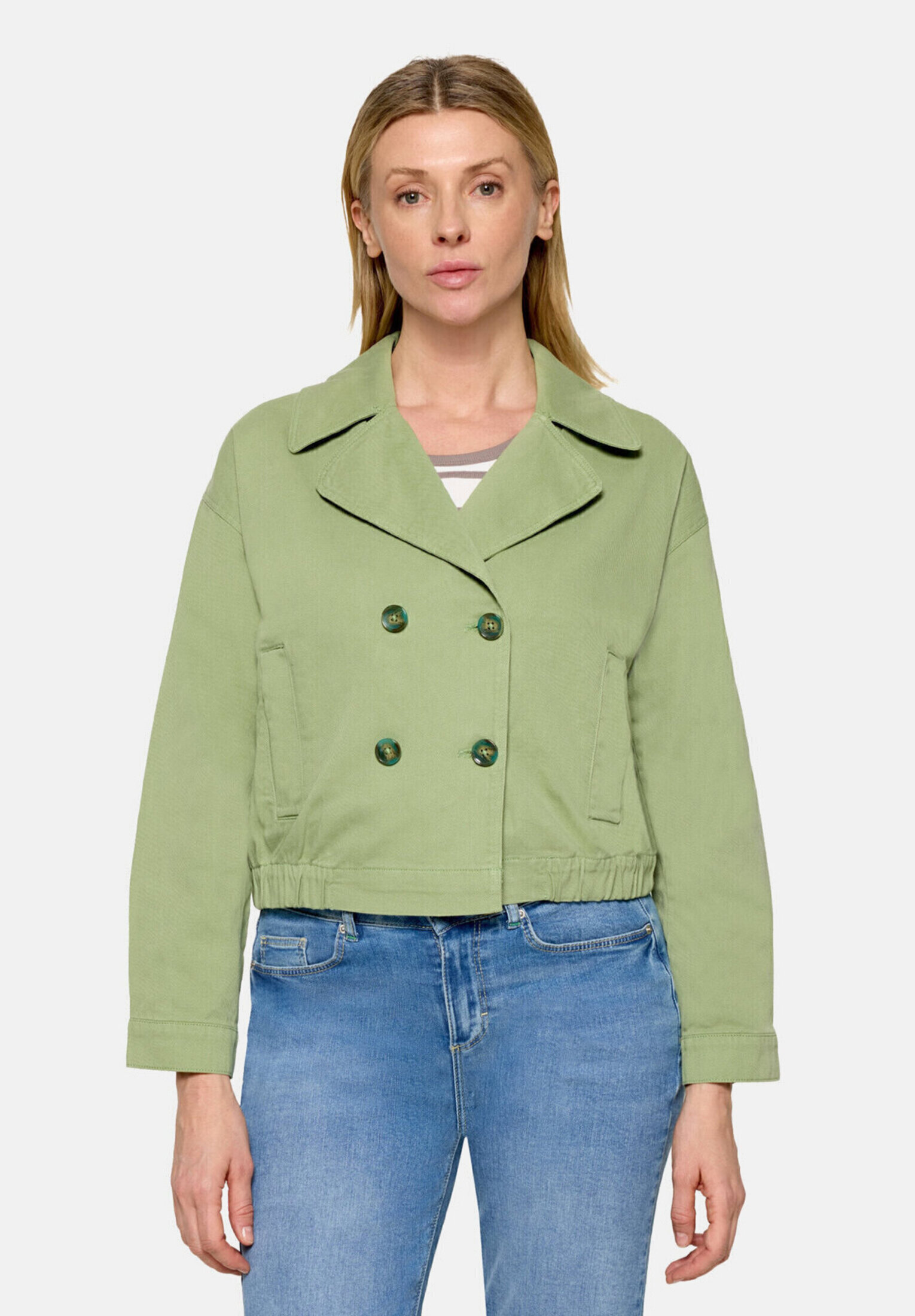 Veste casual à col à revers, CARTOON