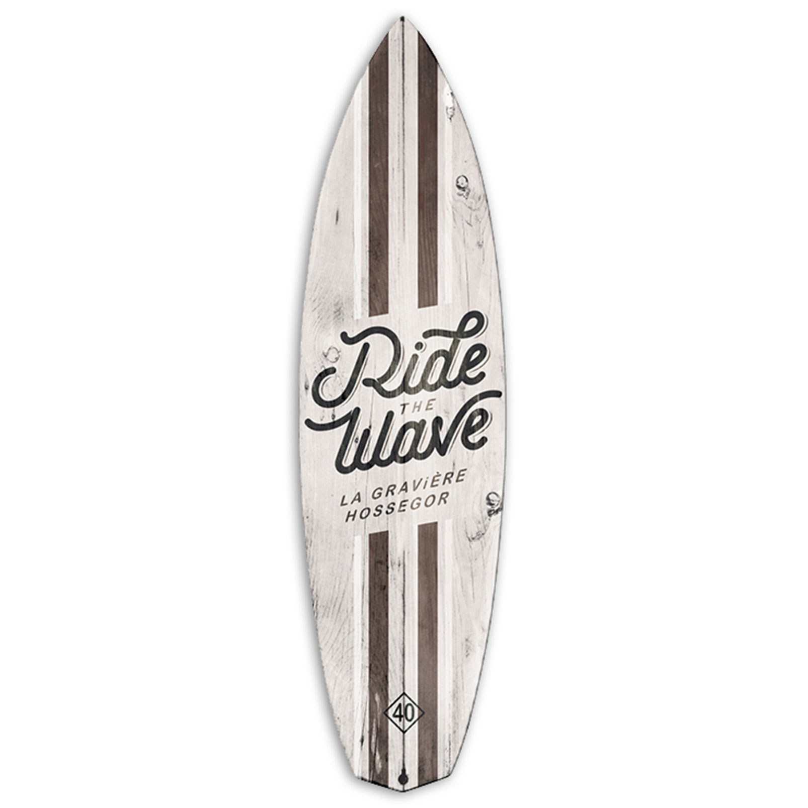 Planche de surf décorative surf hossegor, HEXOA
