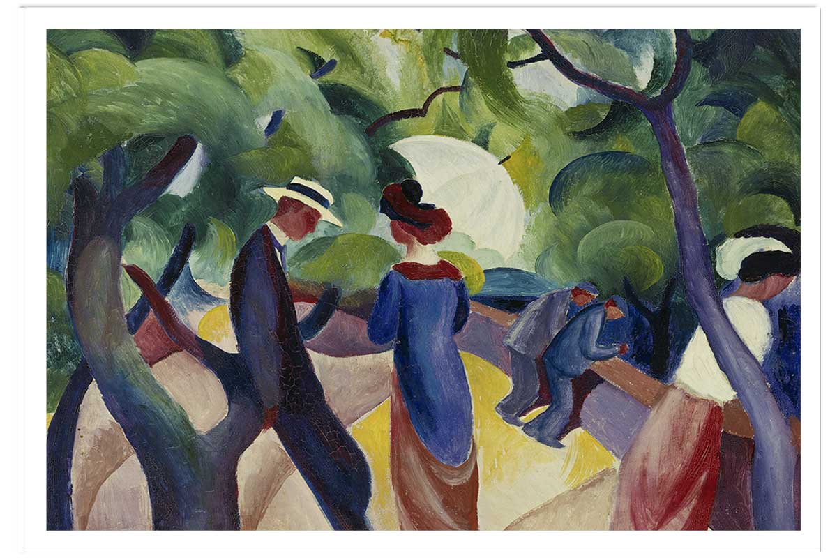 Poster Promenade- Macke August, HEXOA