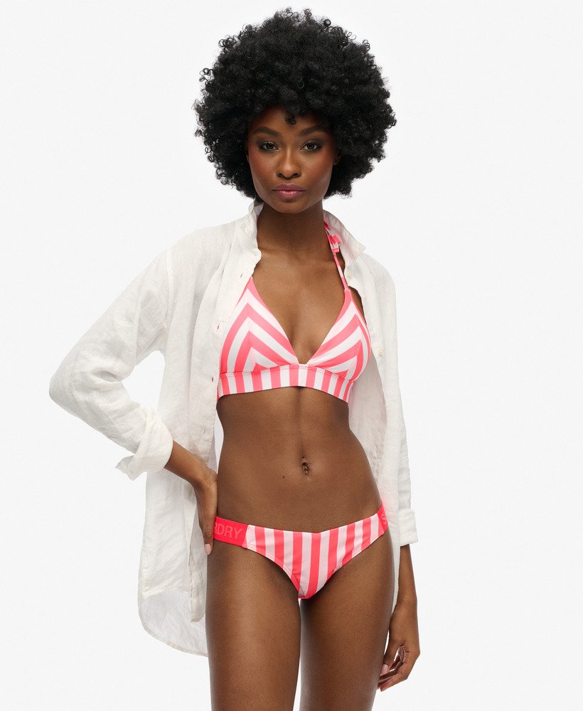 Haut de bikini triangle rayé, SUPERDRY