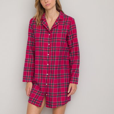 Checked Cotton Nightshirt LA REDOUTE COLLECTIONS