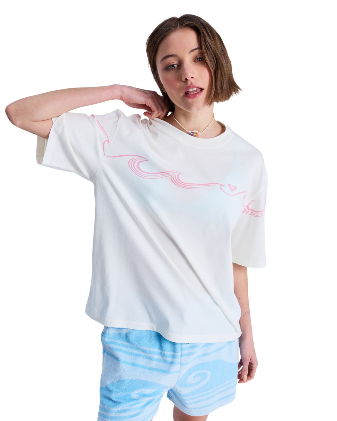 T-Shirt, manches courtes, col rond, ., ROXY