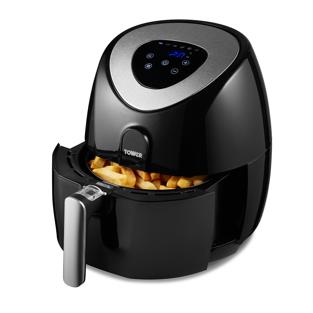 Tower black and rose gold 4.3 litre air store fryer