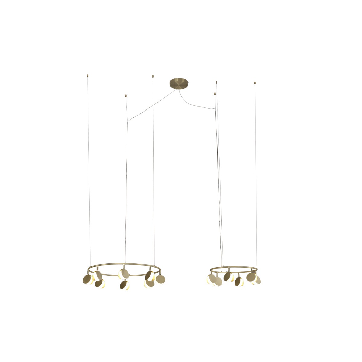 Suspension lumière chaude SHELL, MANTRA