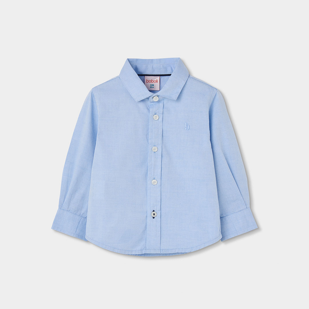 Chemise garçon manches longues Oxford, BOBOLI