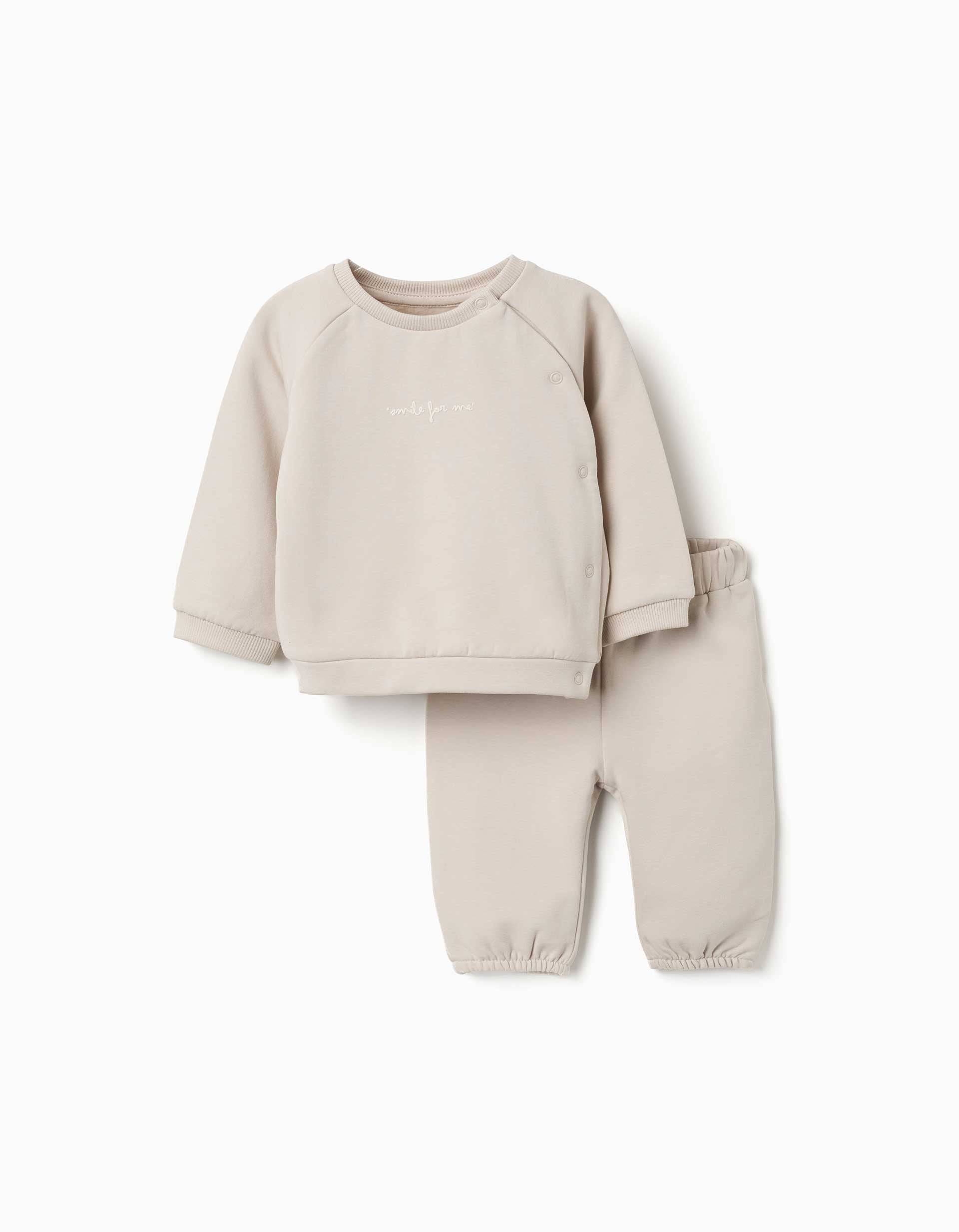 Ensemble sweat et pantalon en coton peigné, ZIPPY