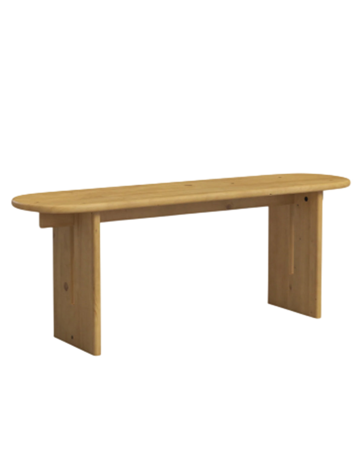 Banc en sapin naturel 120 cm - NUMA, HANNUN