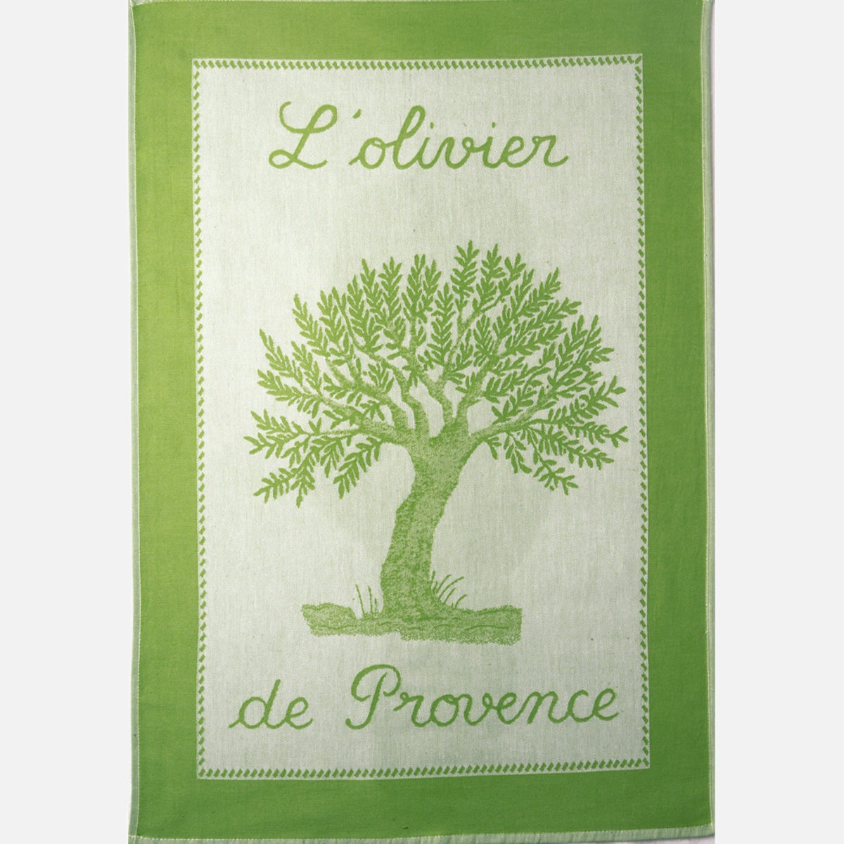 Torchon imprimé coton L'OLIVIER DE PROVENCE, COUCKE