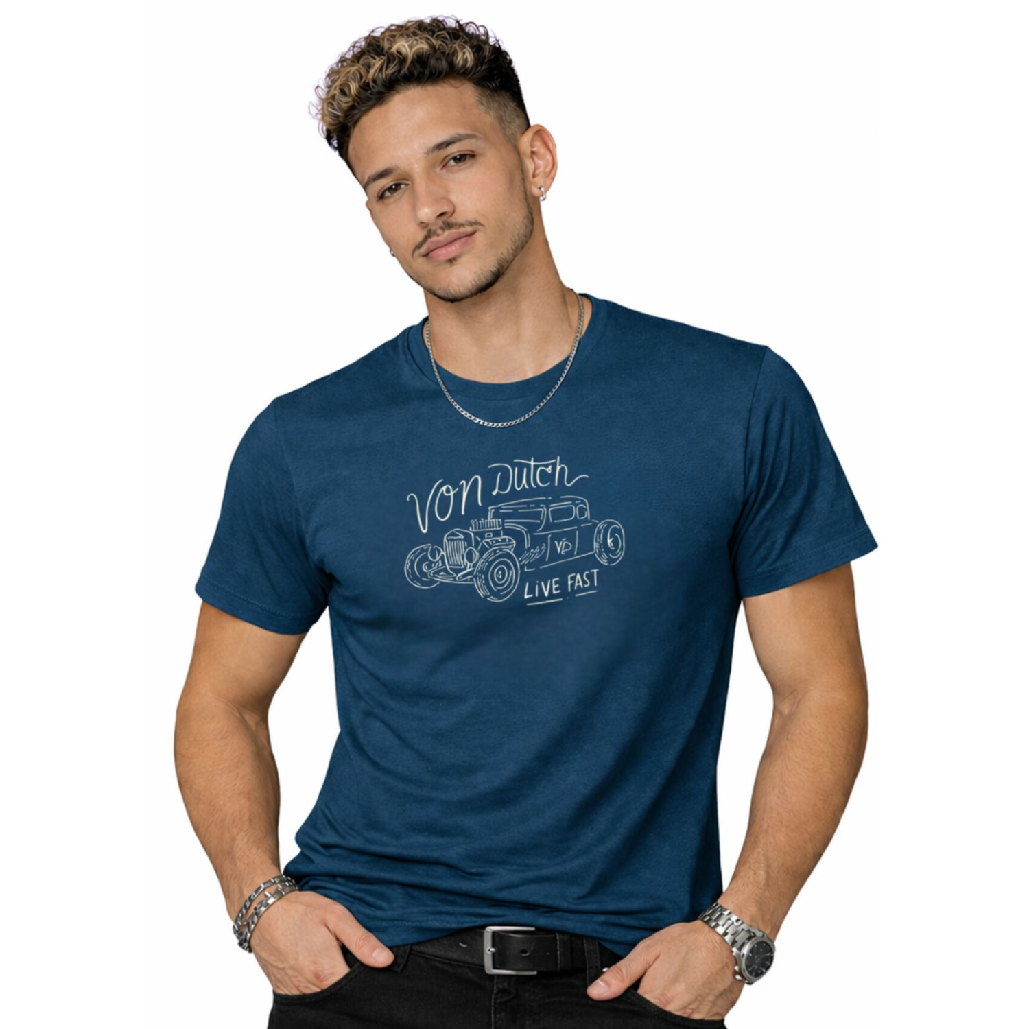 T-shirt en coton LOG, VON DUTCH
