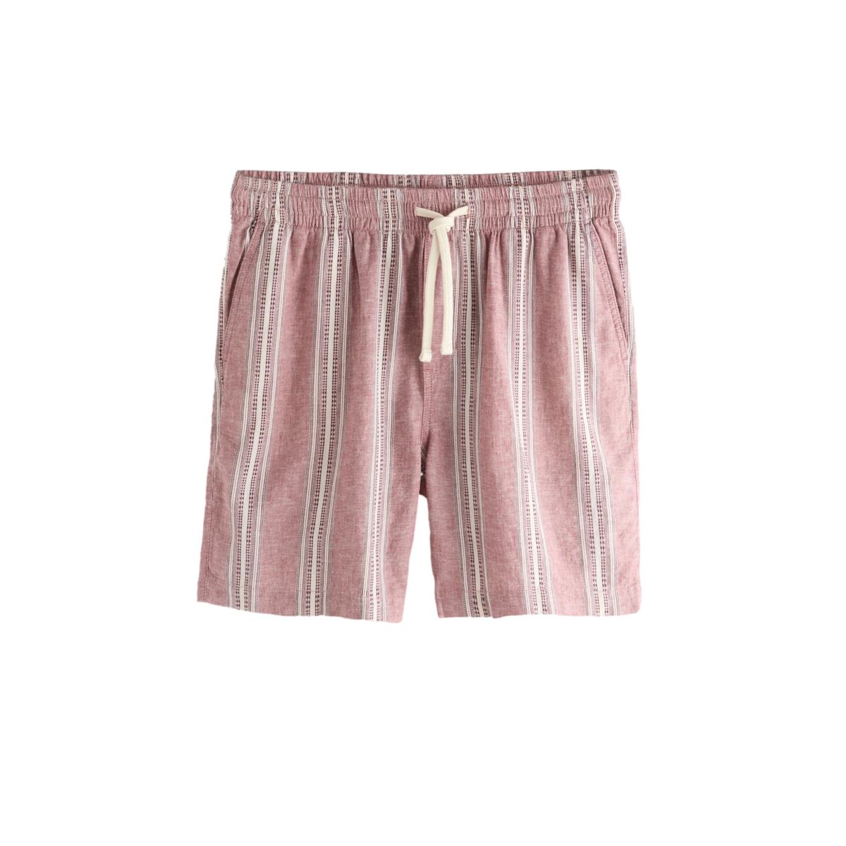 Short en lin mélangé à taille élastique, NEXT