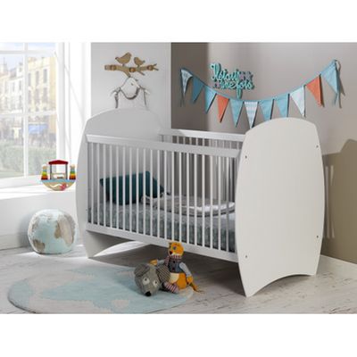 Lit Bebe Evolutif Barreaux Violette Basile Fabrication Francaise Blanc Alfred Et Compagnie La Redoute
