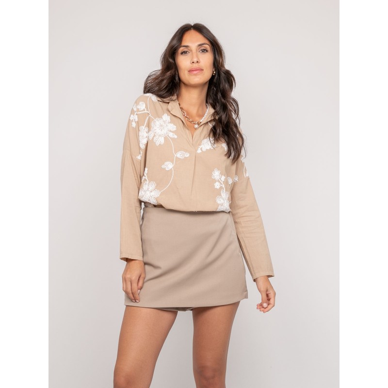 Blouse Manches Longues Broderie Opeya, DONA LISA