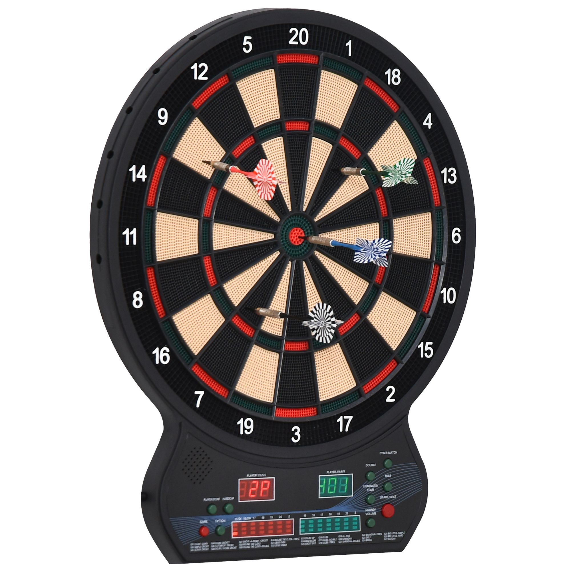Jeu de fléchettes électronique, HOMCOM