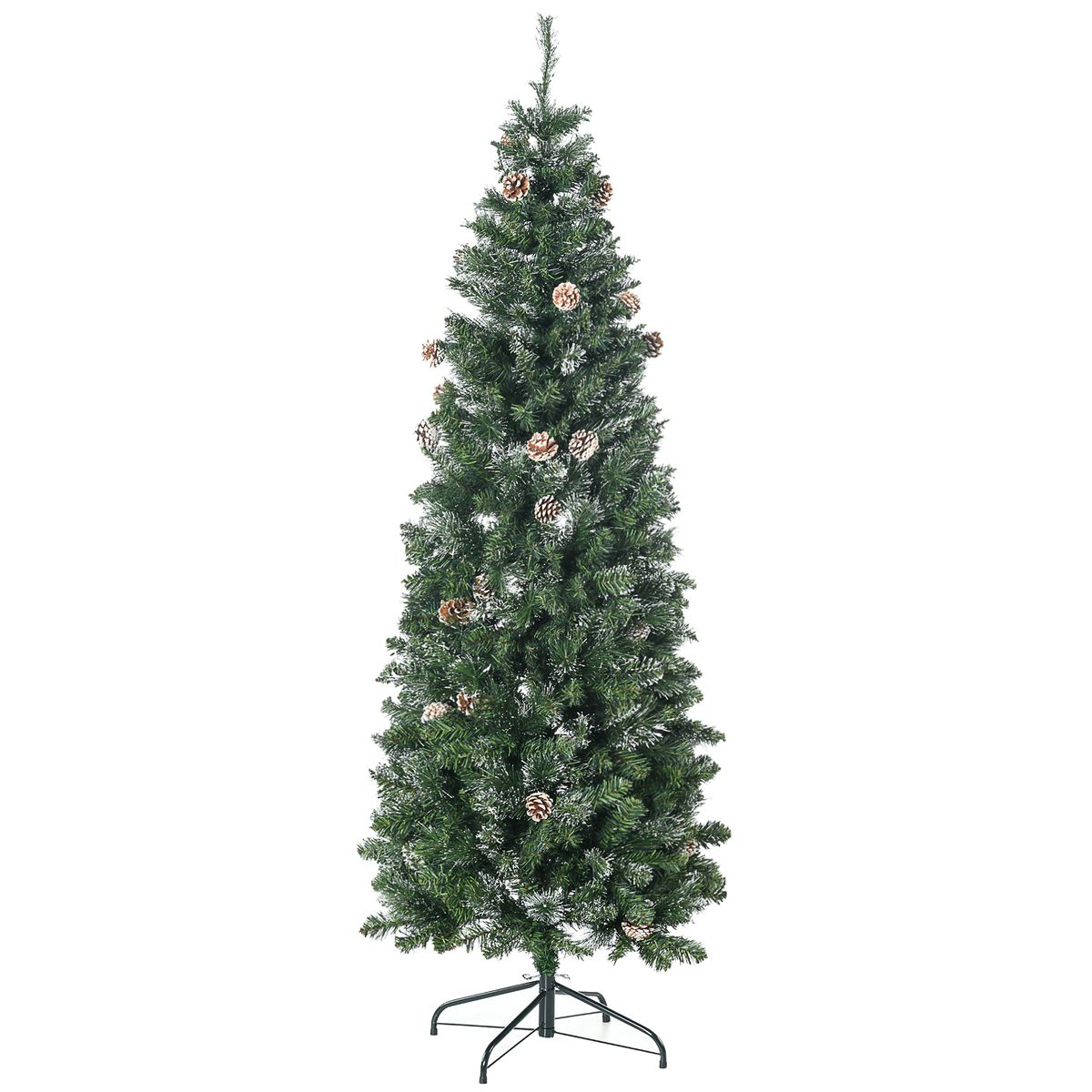 Sapin de Noël artificiel Nordmann avec LED 210 cm