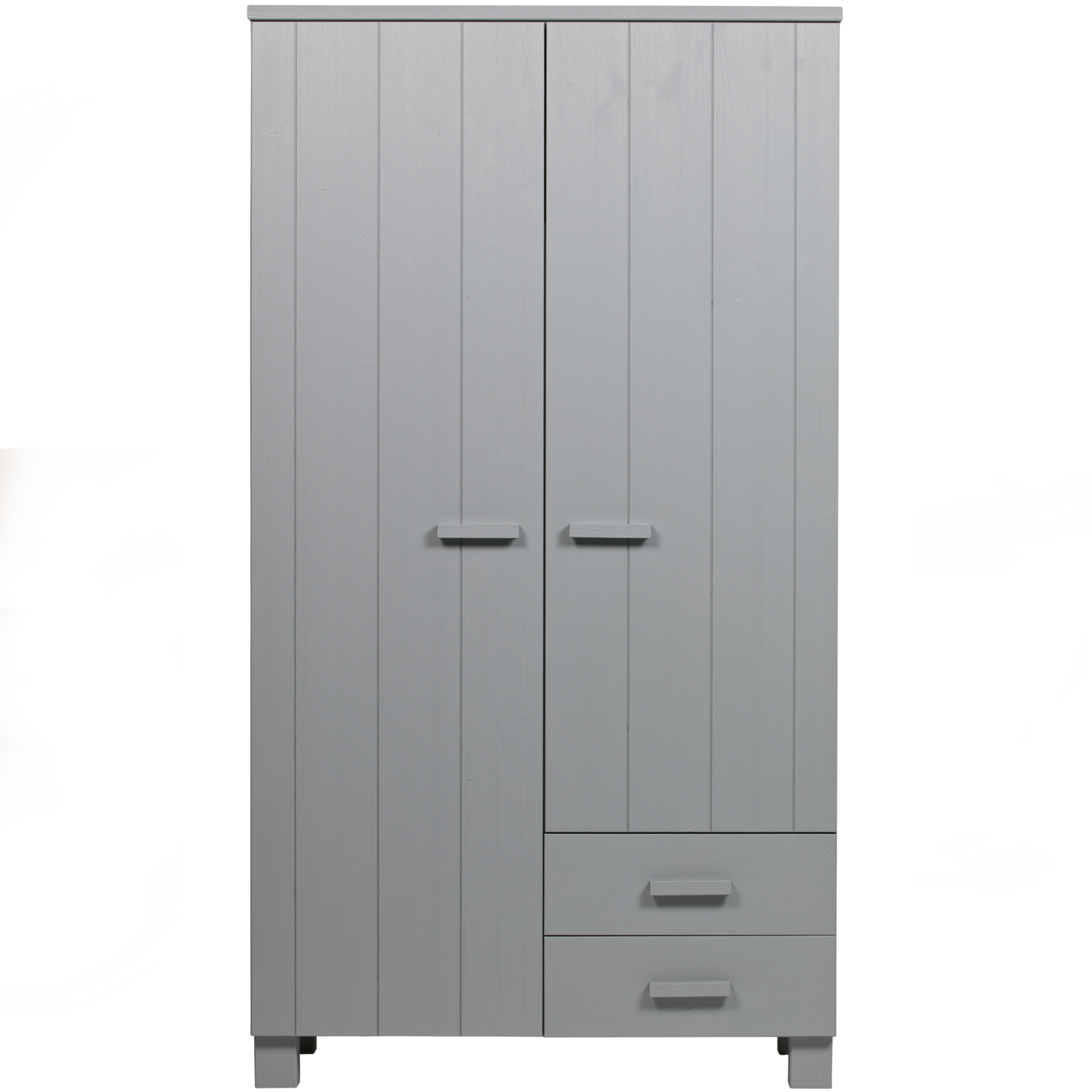 Armoire 2 portes et 2 tiroirs en pin DENNIS, WOOOD