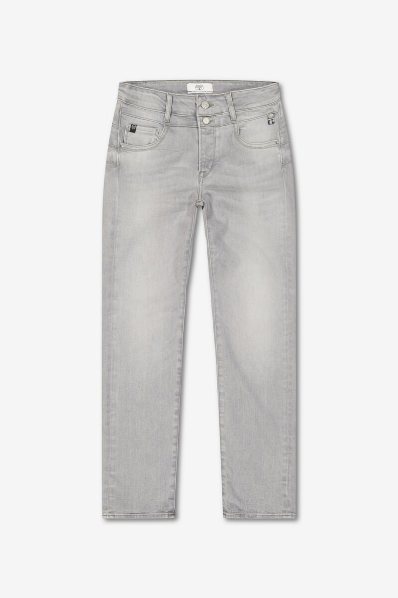 Jeans push-up droite taille haute PULP, 7/8ème, LE TEMPS DES CERISES