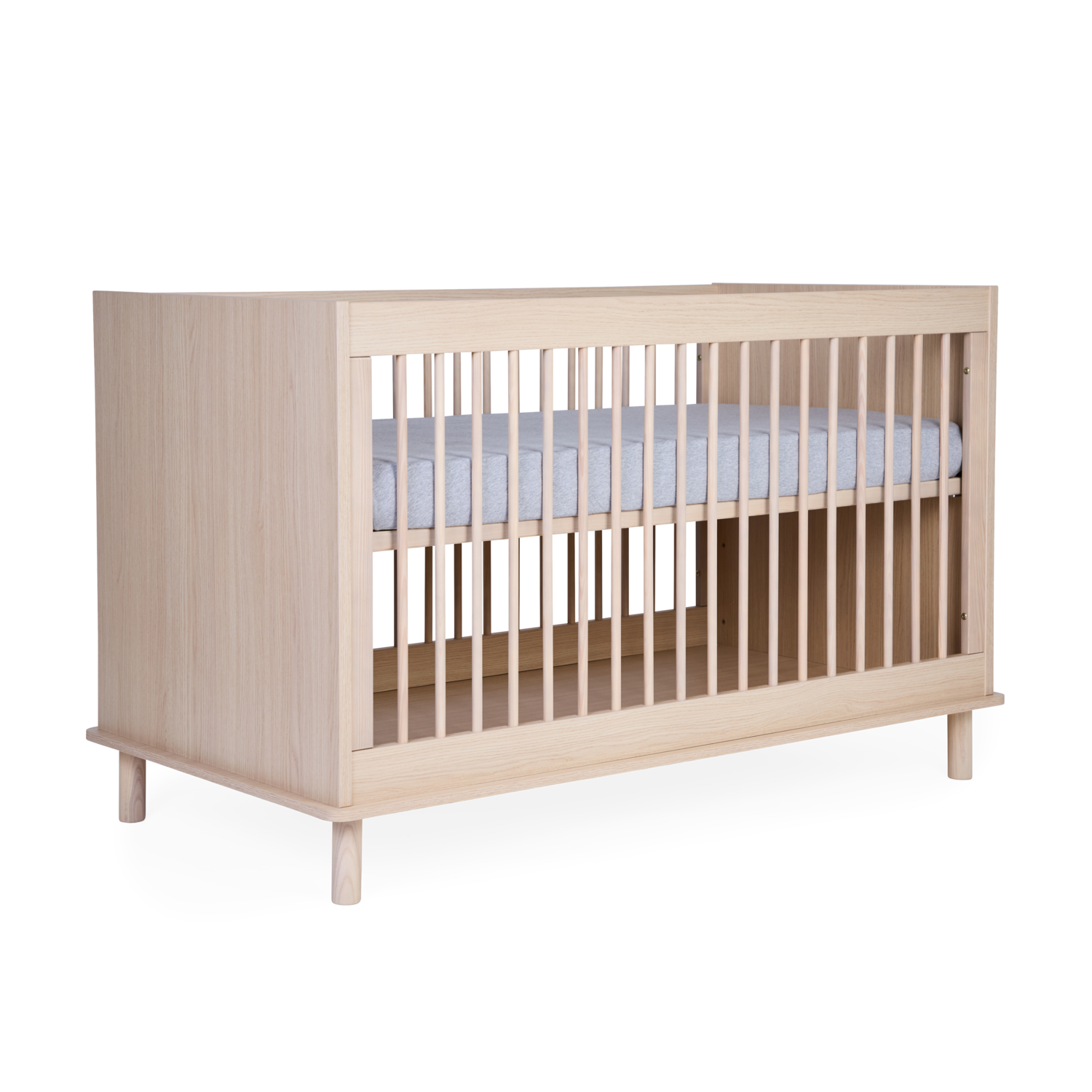 Lit bébé évolutif sommier à lattes hauteur réglage 70x140 cm, CHILDHOME