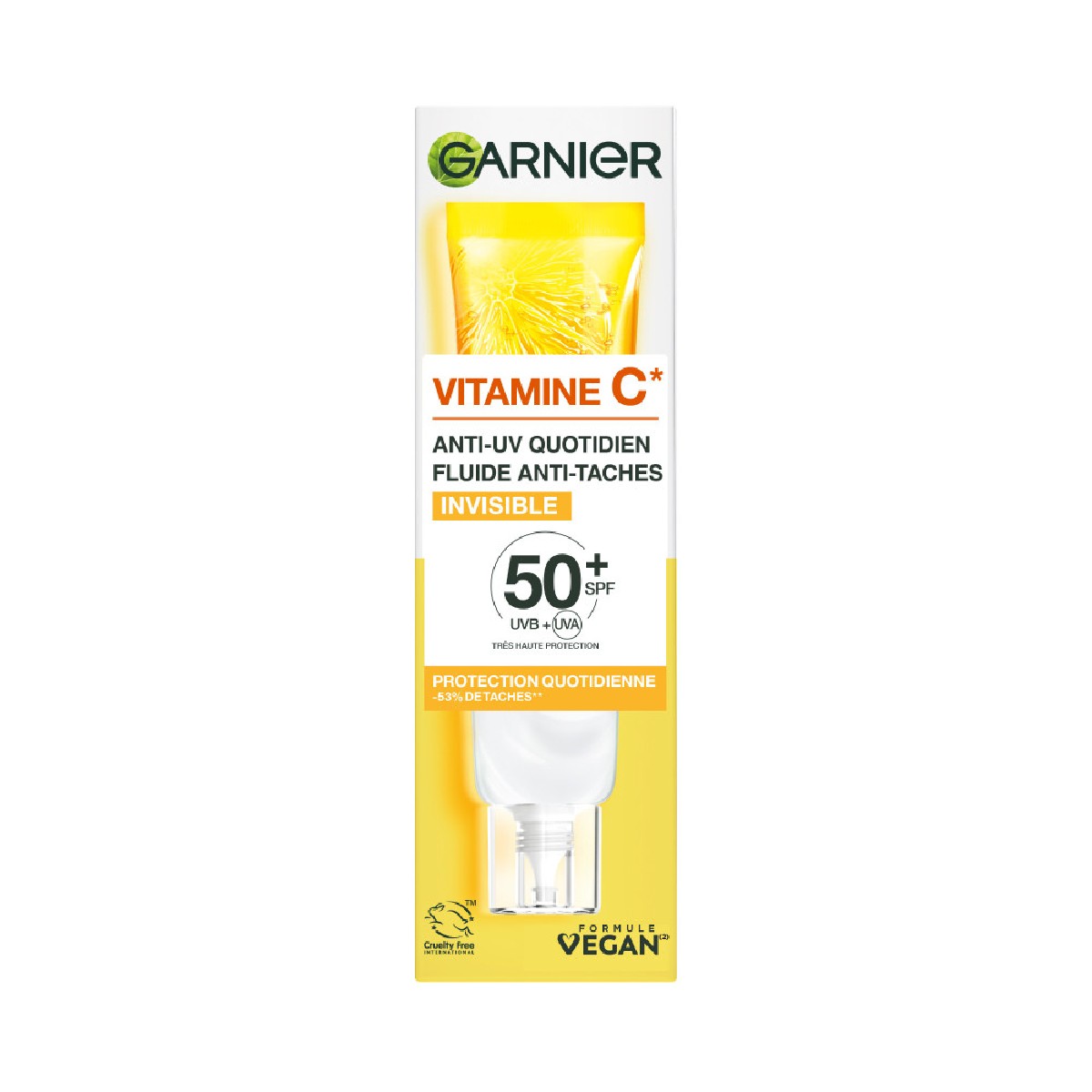 Soin Visage Vitamine C Anti-UV SPF 50 40ml, GARNIER