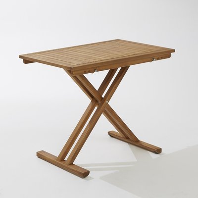 Folding Garden Table in Acacia with Teak Finish LA REDOUTE INTERIEURS