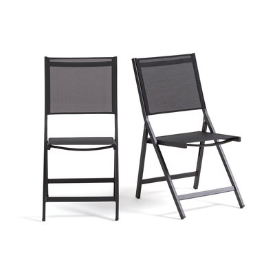 Lote de 2 sillas plegables, aluminio, Zory LA REDOUTE INTERIEURS