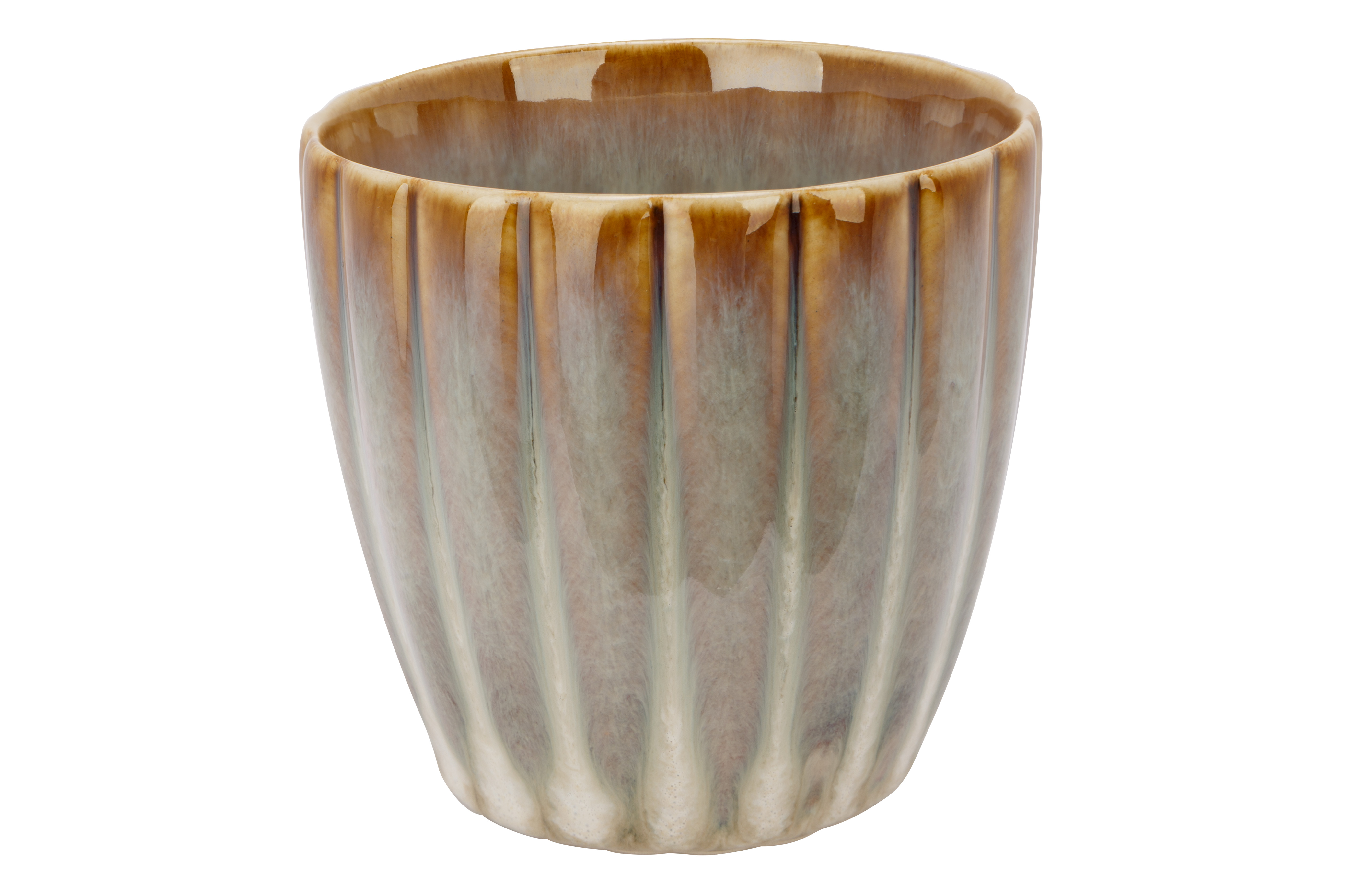 Lot de 6 tasses sans anse en grès, ASTERA, COSY&TRENDY