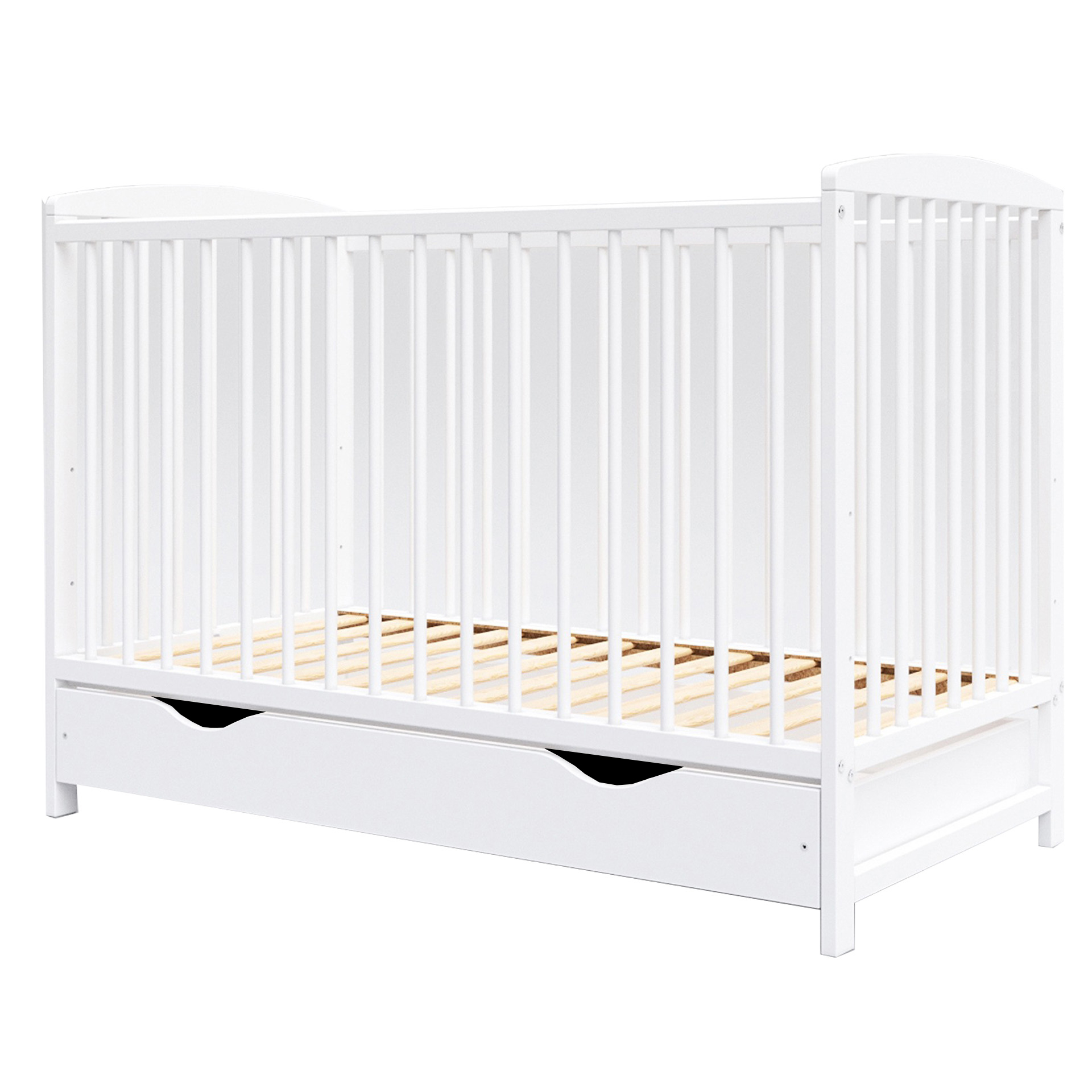 Lit bébé évolutif avec tiroir - NINA - 120x60 cm - Bois, PREMIERS MOMENTS