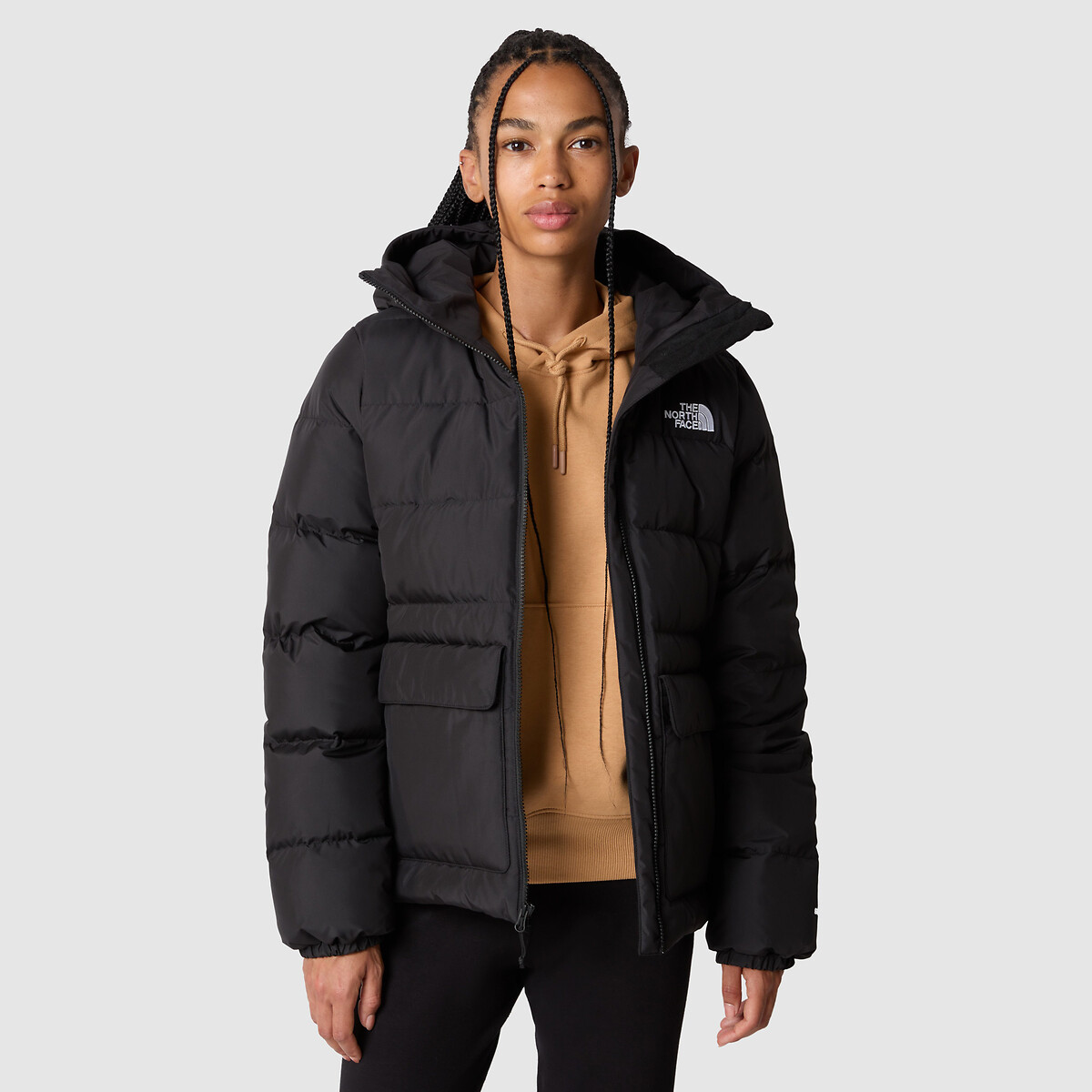 Gotham Hooded Padded Jacket with Embroidered Logo