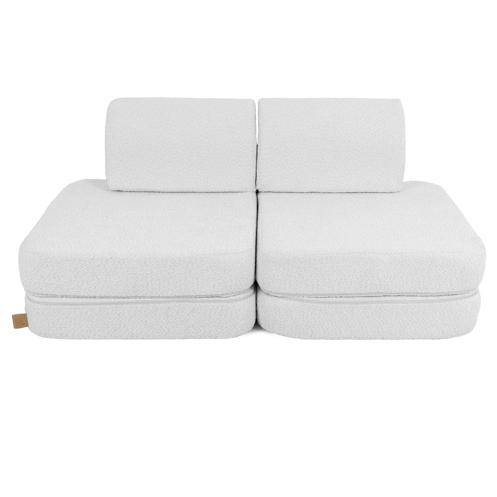 Canapé modulable premium enfant 4 pcs BOUCLE, MEOW BABY
