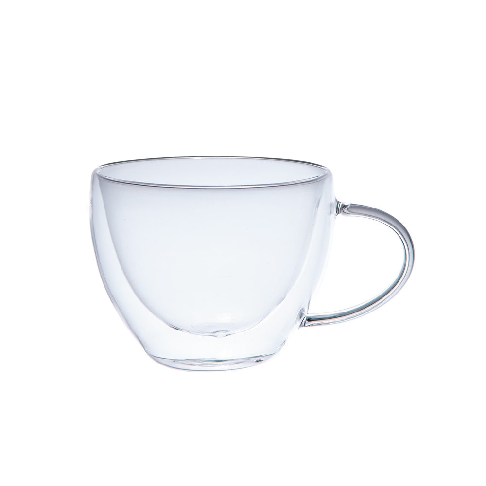 Set de 4 mugs de 24 cl Arô double paroi en verre borosilicate, TABLE PASSION