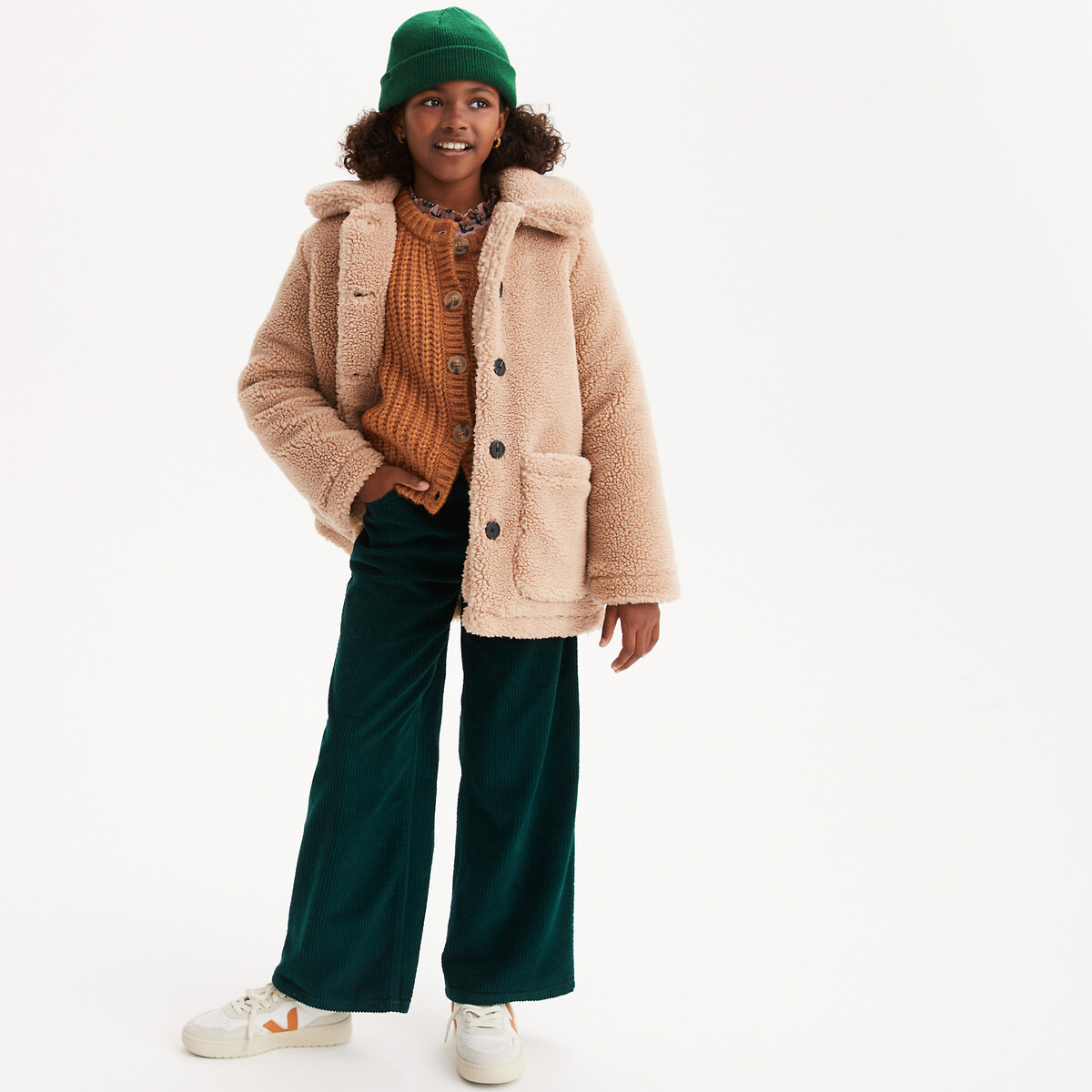 Warme jas in sherpa