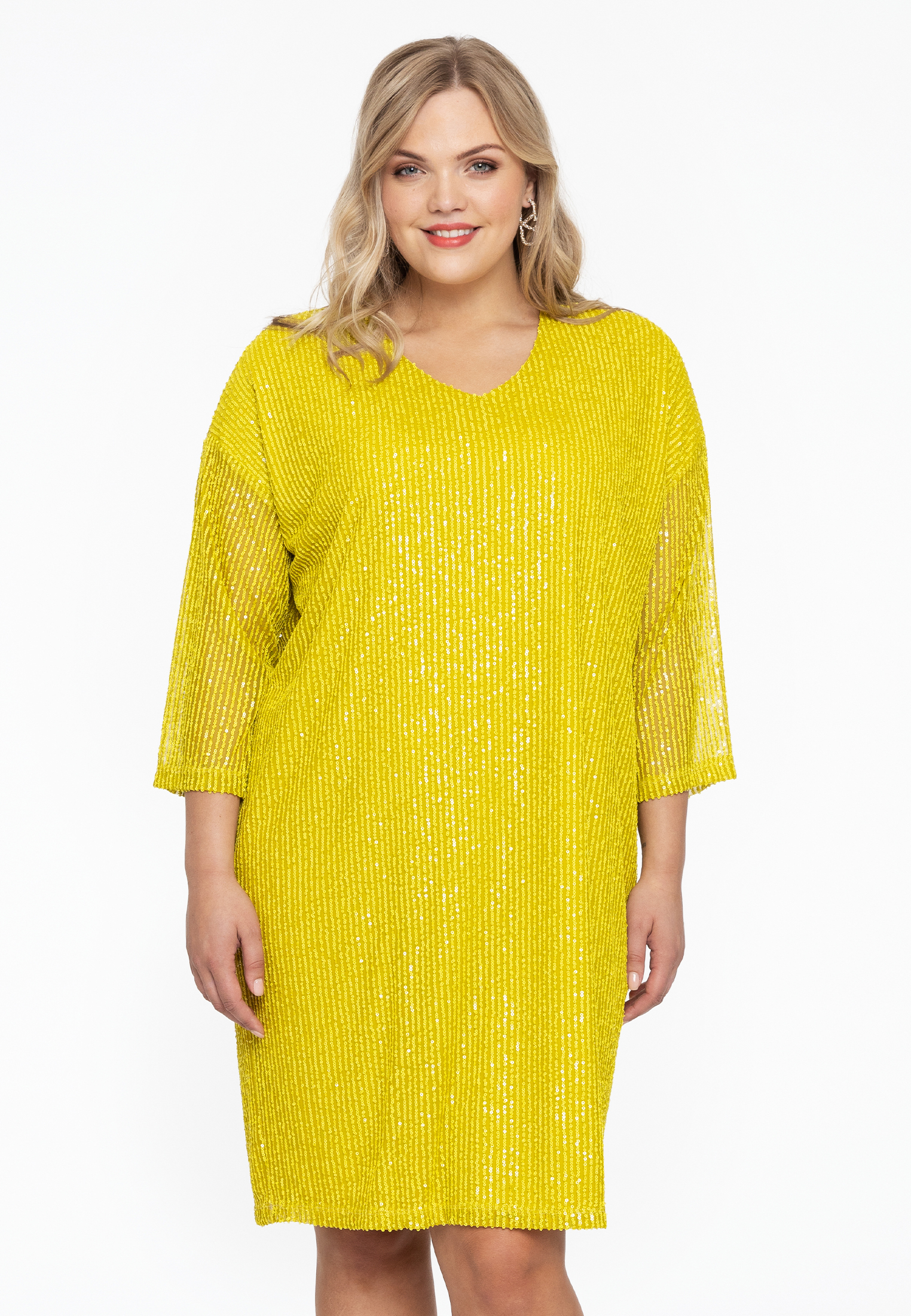 Tunique ornementée de sequins / à sequins, YOEK