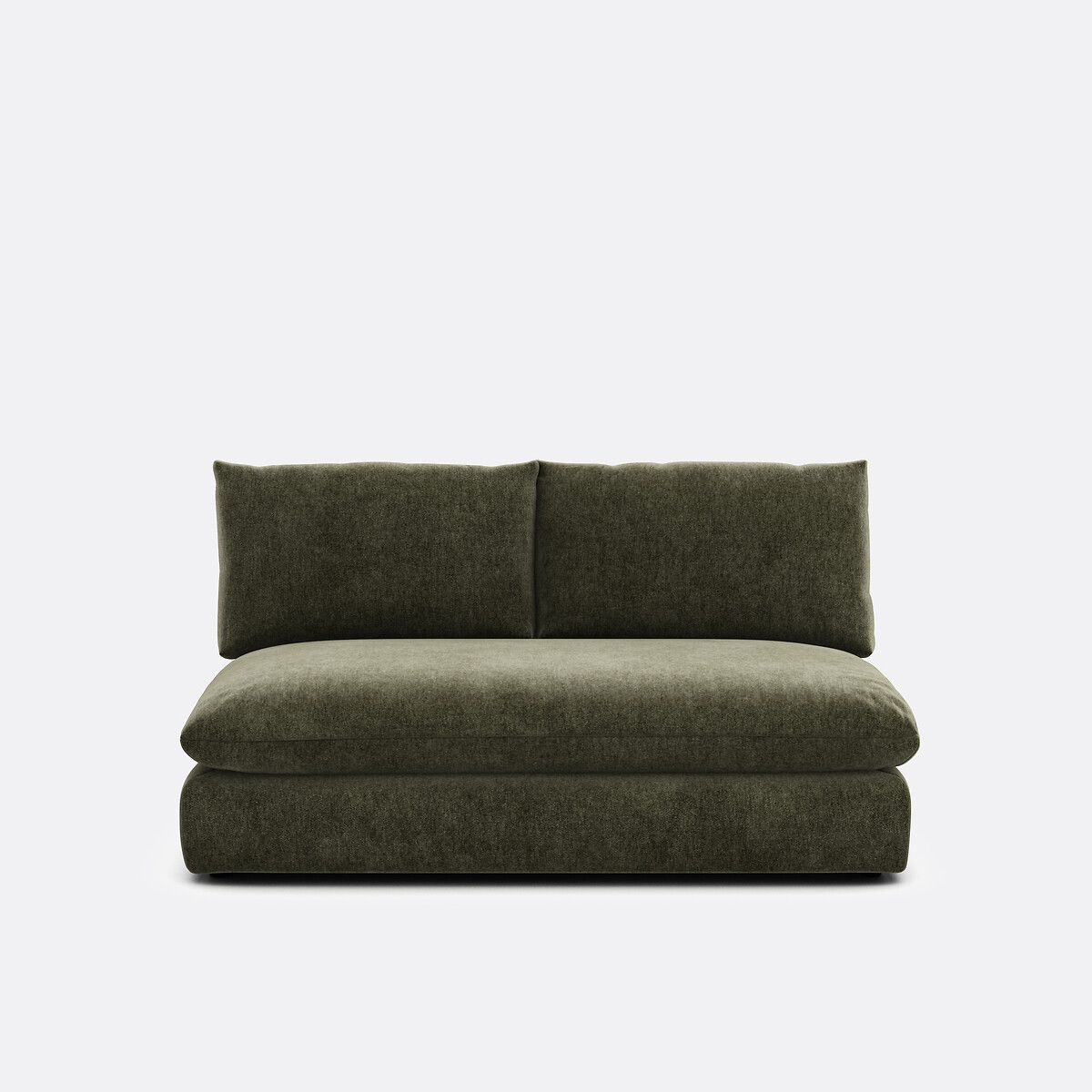 LA REDOUTE INTERIEURS Modulaire 2-zitsbank.gemêleerd polyester, Malo