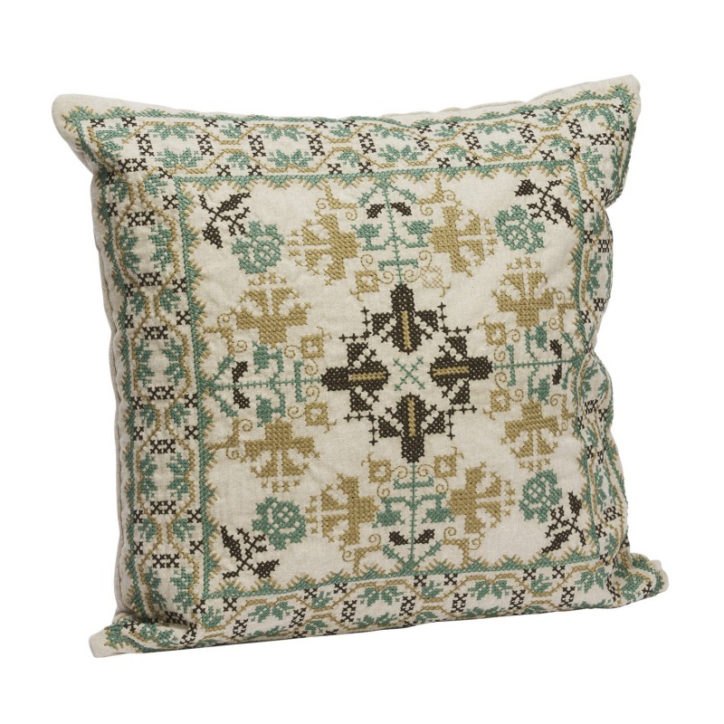 Housse de coussin coton brodé, MADAM STOLTZ