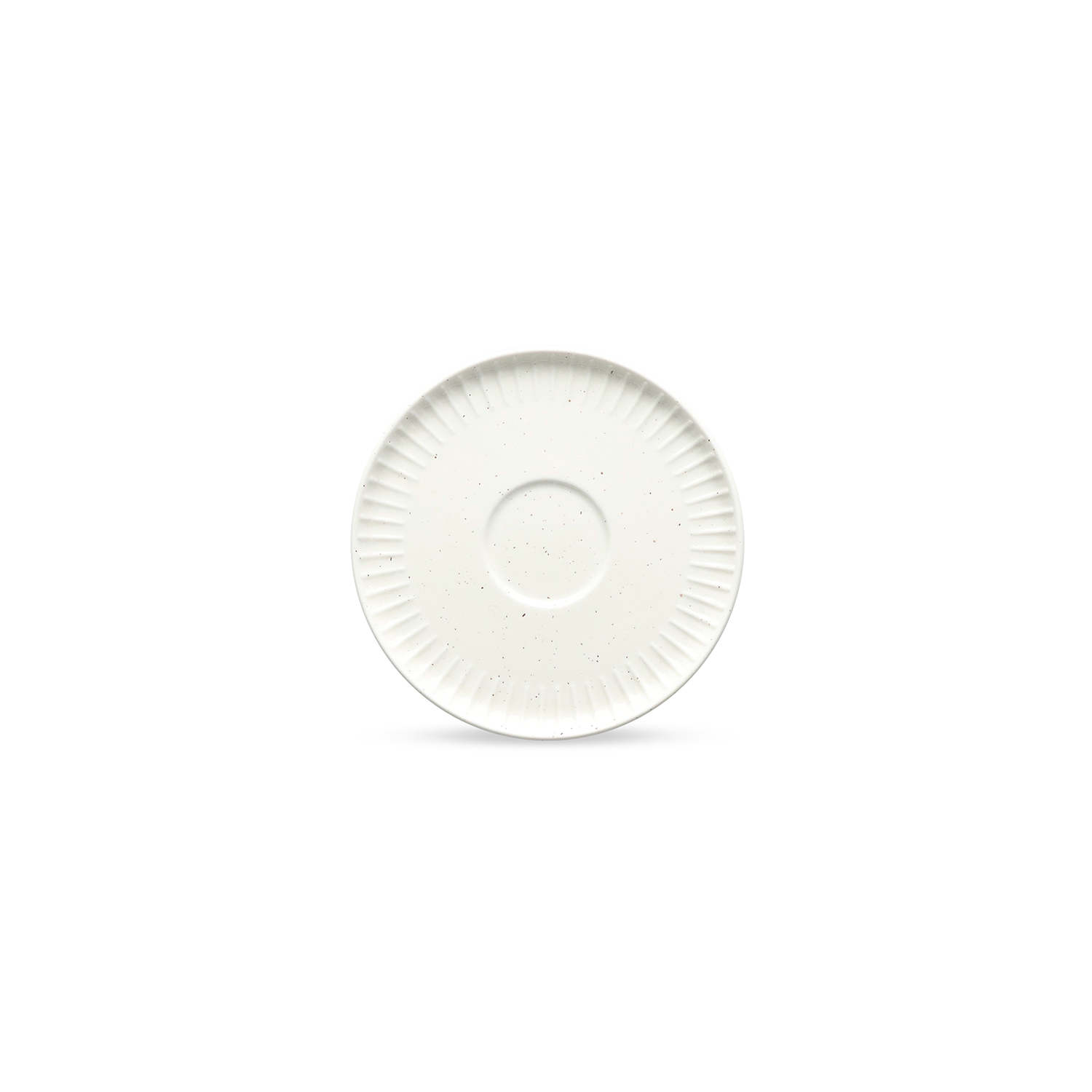 Lot de 4 soucoupes ORA GLOSS, SALT & PEPPER