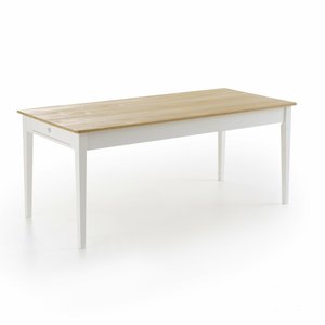 Alvina Solid Pine Dining Table (Seats 6-8) LA REDOUTE INTERIEURS image