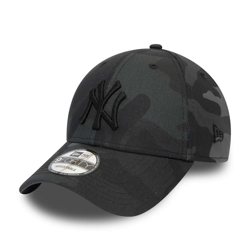 Casquette anthracite à motif camouflage, en coton, New York Yankees 9Forty, NEW ERA
