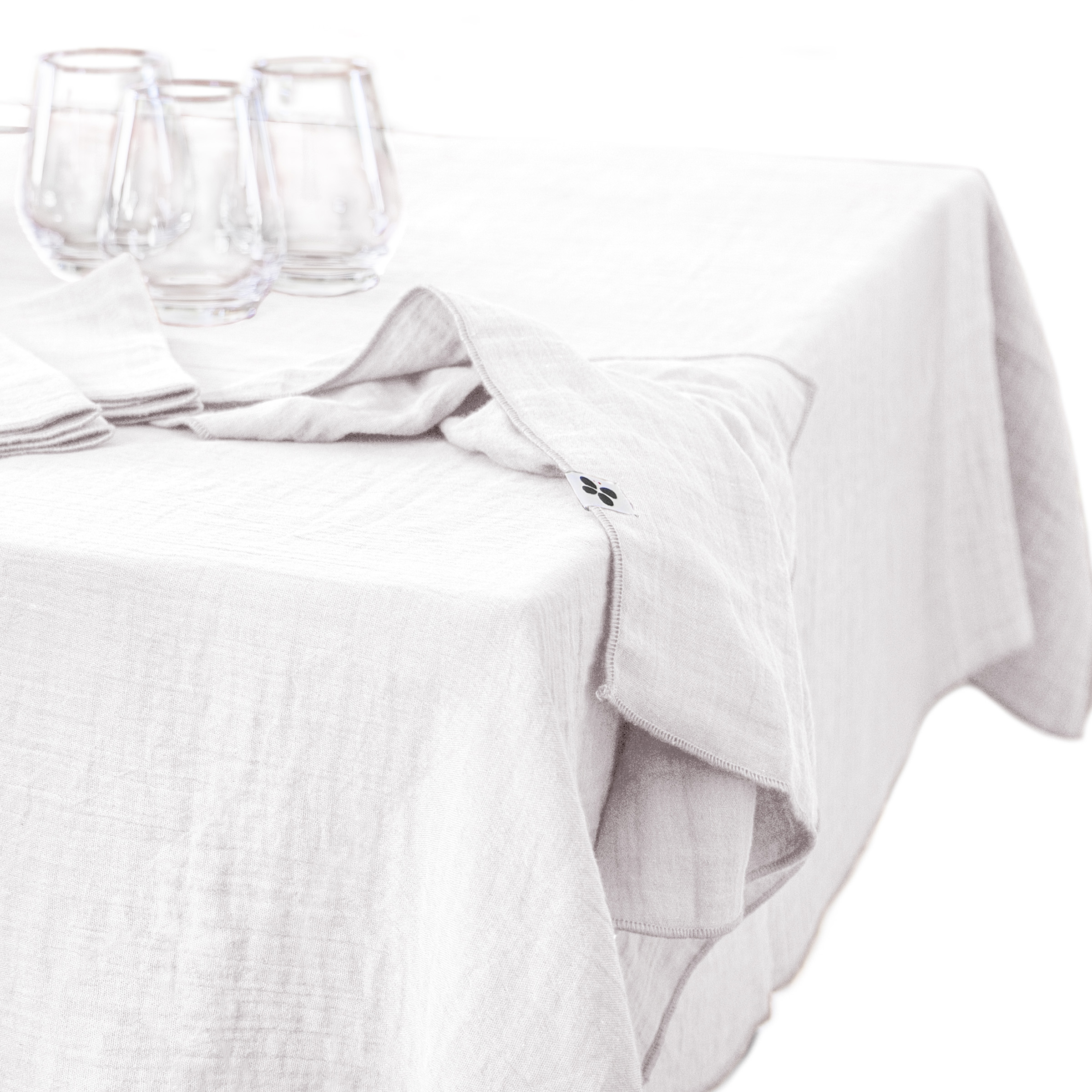Nappe rectangle gaze de coton Gaia, EDEN