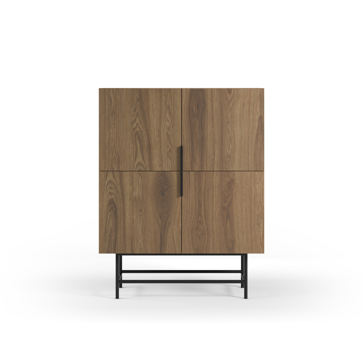 Buffet haut 4 portes pieds métal - RIMA, CALICOSY