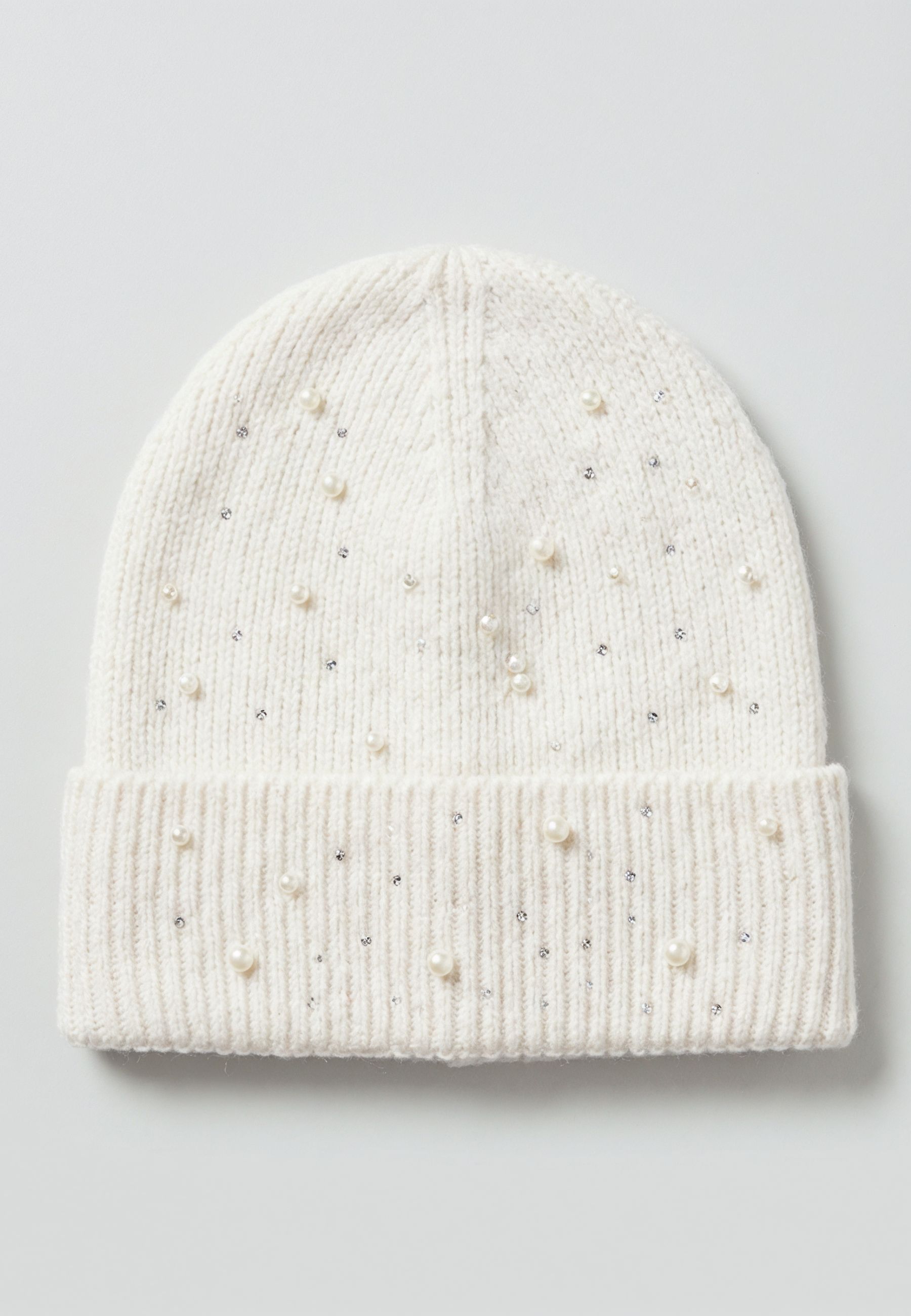 Bonnet femme en maille avec détails brillants LORALIE, DEELUXE