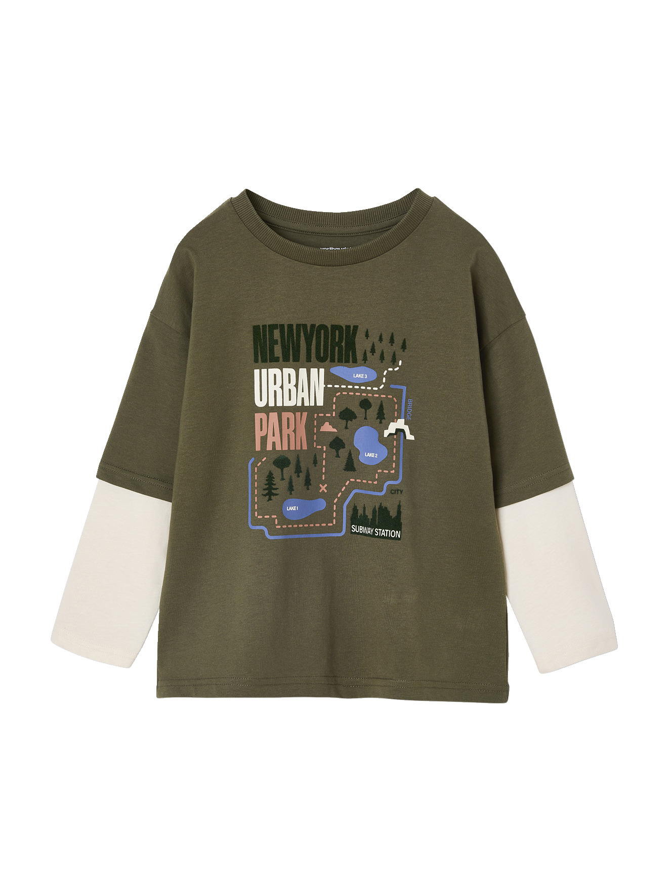 T-shirt effet 2 en 1, VERTBAUDET