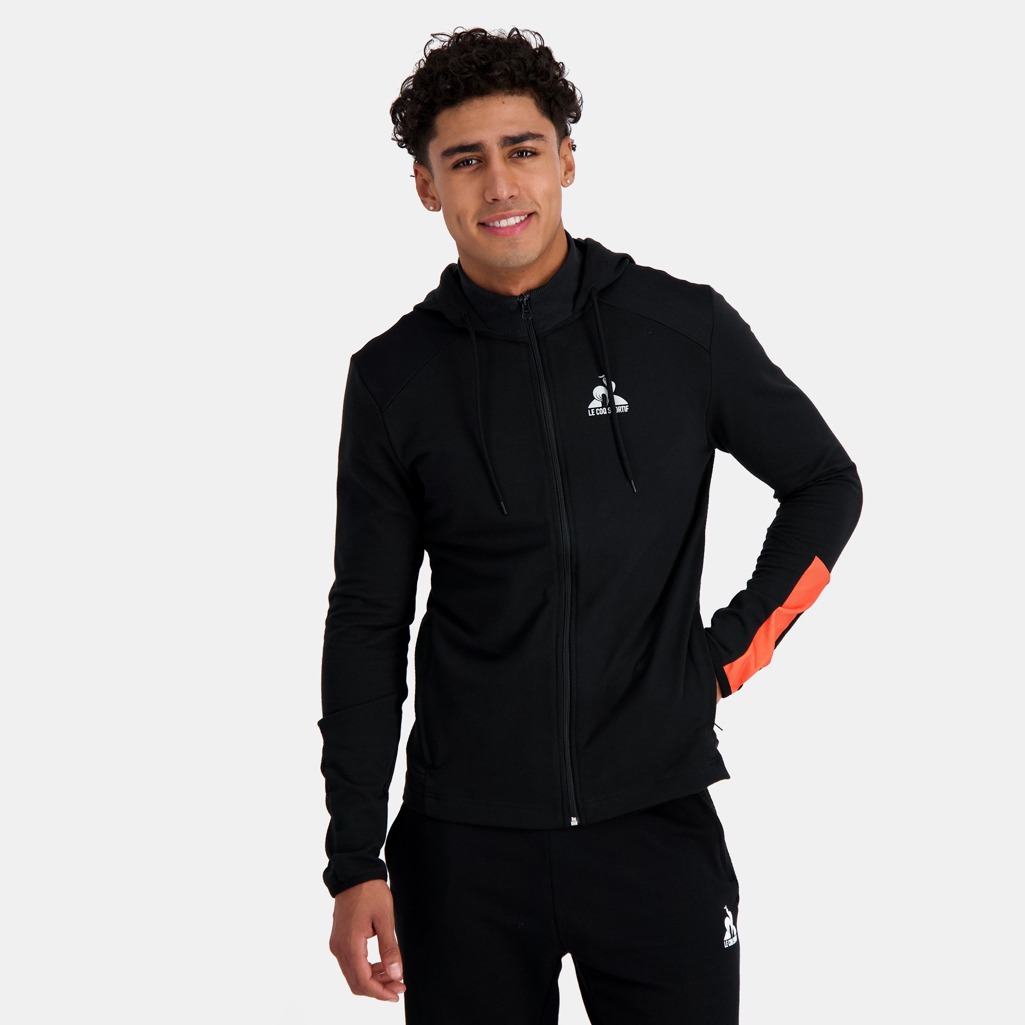 Sweat zippé à capuche Training Performance, LE COQ SPORTIF