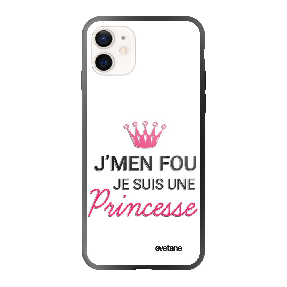 Coque soft touch glossy iPhone 12 Mini, EVETANE
