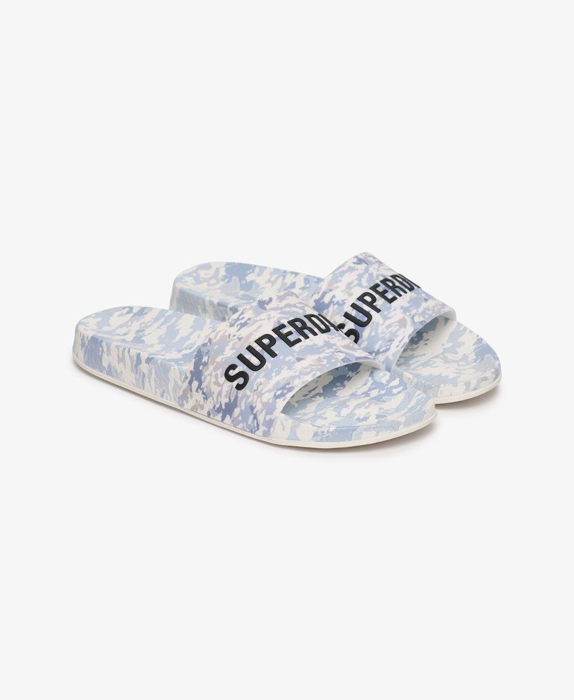 Claquettes de Piscine Imprimé Camouflage, SUPERDRY