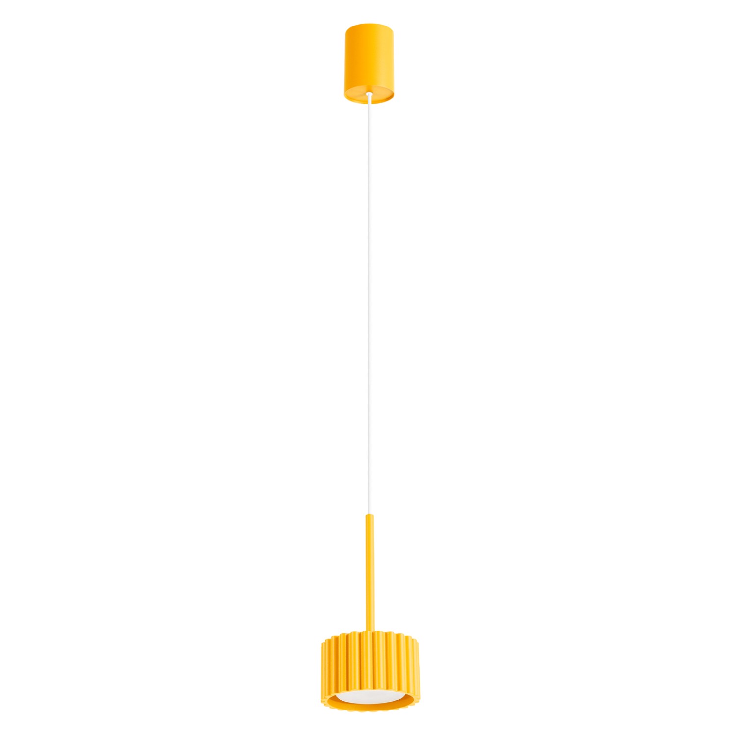 Suspension Aluminium Jaune Gx53 1 AURA, EDEN